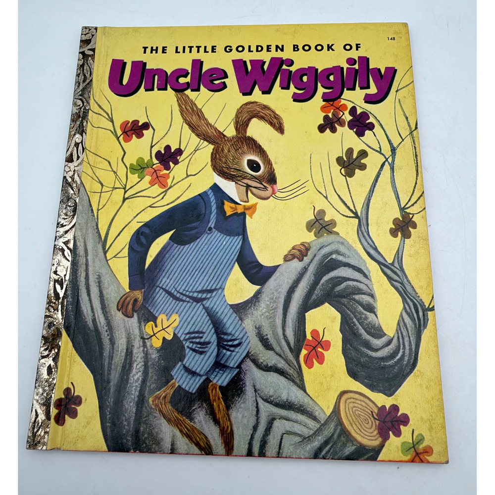 1953 Uncle Wiggily Little Golden Book First Edition A Howard Garis Mel Crawford